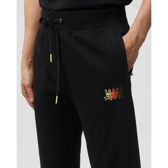 Psycho Bunny Lafayette Black Jogger Sweatpants - 27387 - Picture 2 of 11